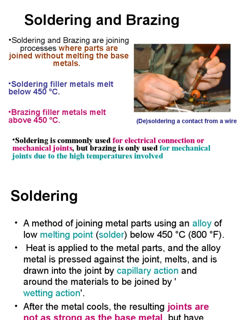 Soldering and Brazing Techniques Guide | PDF | Soldering | Solder