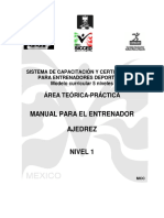 Manual Para El Entrenador de Ajedrez 1