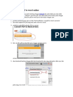 Cara Merubah PDF To Word Online