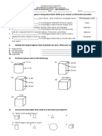 4th Periodical Test Mathematics 6