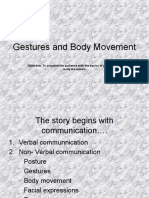 Gestures and Body Movement