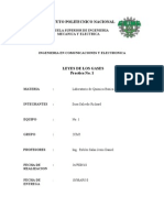 QUIMICA II. PRAC 1 Leyes de Los Gases