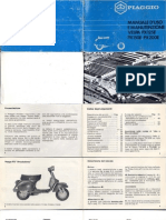 Manuale d'Uso e Manutenzione Px125-150-200-e
