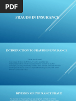 Frauds in Insurance Final