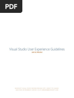 Download 2015 Visual Studio User Experience Guidelines RC Preview by Ciprian SN301402536 doc pdf