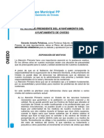 Mocion de Urgencia Sobre Atención Primaria