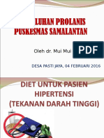 Penyuluhan Diet PD Pasien Hipertensi - DR - Mui