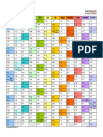 2016 Calendar Landscape in Color