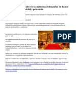 Gran servicio centrado en las reformas integrales de banos   Valladolid en Valladolid y provincia.