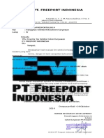Surat Panggilan Tes Pt. Freeport Indonesia