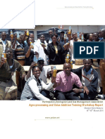 Final Workshop Report On Value Addition and Agroprocessing