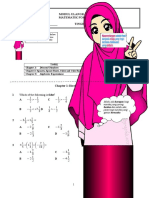 Modul Ulangkaji Matematik Form 2 NAMA: - TINGKATAN