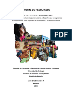 Informe Final de Resultados Caracterizacion Indigena 2015