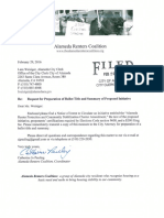 Notice of Intent and Full Text of Measure