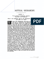 Ecclesiastical Hierarchy by Dionysius The Areopagite