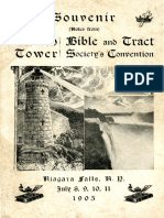 Watchtower: 1905 Convention Report - Niagra Falls, NY