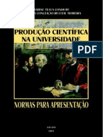 Livro - Produção Cientifica na Universidade - Normas para Apresentação