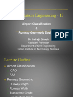 Airport Runway Geometric Design Standards for Aircraft Operations