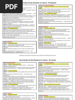 k-5 Social Studies Standards at A Glance