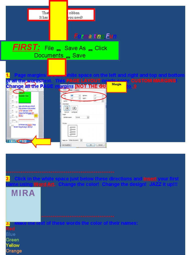 Word Formatting and Design Guide | PDF | Printing | Text