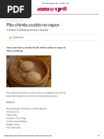 Pão Chinês Cozido No Vapor - Receitas - GNT