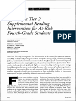  effects of a tier 2 supplemental reading intervention for at-risk fourth-grade studen