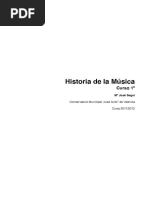 Historia de La Música