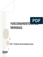 Arquitectura Del Computador Funcionamiento de Las Memorias TCIN™ CHRISTIAN HERNAN BEDOYA SUREZ