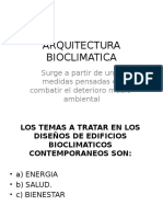 ARQUITECTURA BIOCLIMÁTICA