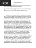 Essay on promptness crossword