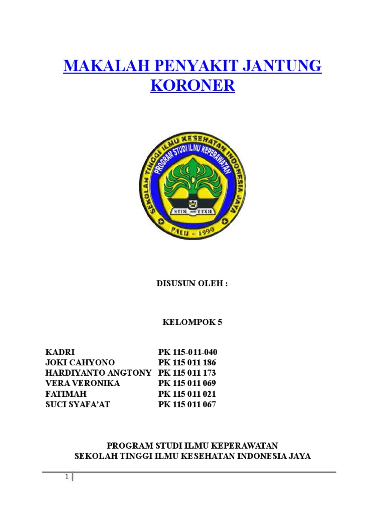 Makalah Penyakit Jantung Koroner