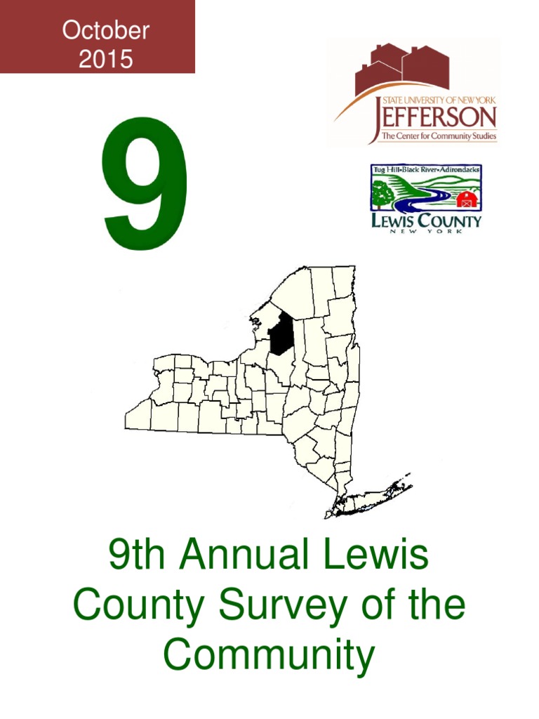Lewis County 9th Annual Survey Final Report PDF Survey Methodology