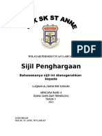 Sijil Penghargaan Sekolah (Band 2) 2012