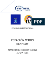 Evaluacion Estructura Torre Cerro Kennedy