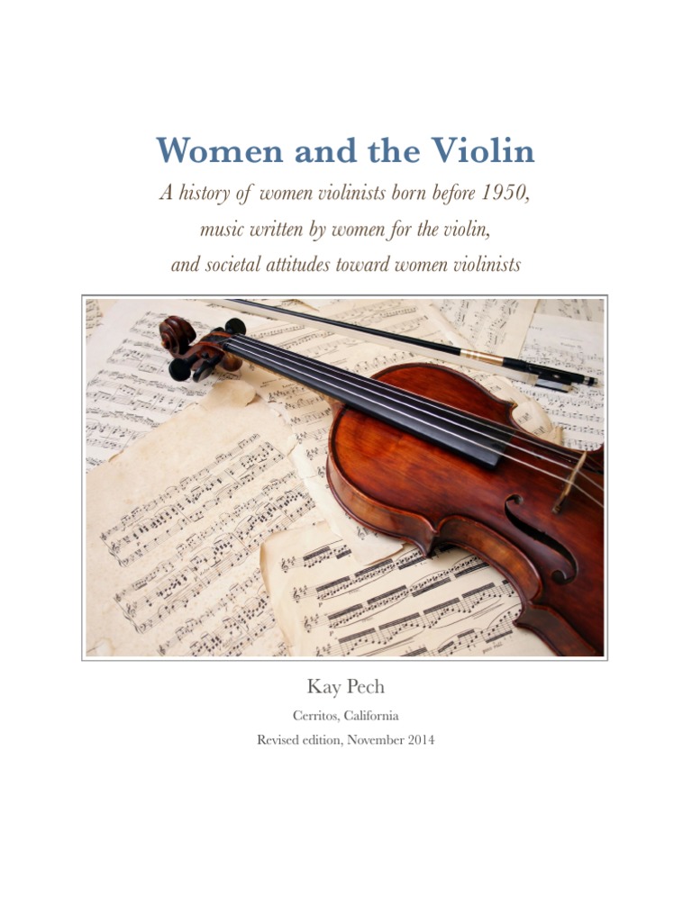 Women and The Violin PDF Classical Music Performing Arts image