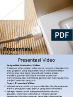 Presentasi Video Pariwisata