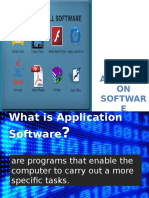 Applicati ON Softwar E: Software