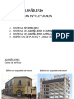 Sistemas Estructurales en Albañileria