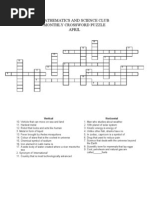 Download Mathematics and Science Club Monthly Crossword Puzzle by azfar8113 SN30157399 doc pdf