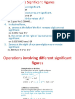 Significant Figures Rules