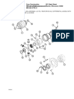 Rear Drive Axle, Differential, Models With Powershift Transmission, Counter Clockwise