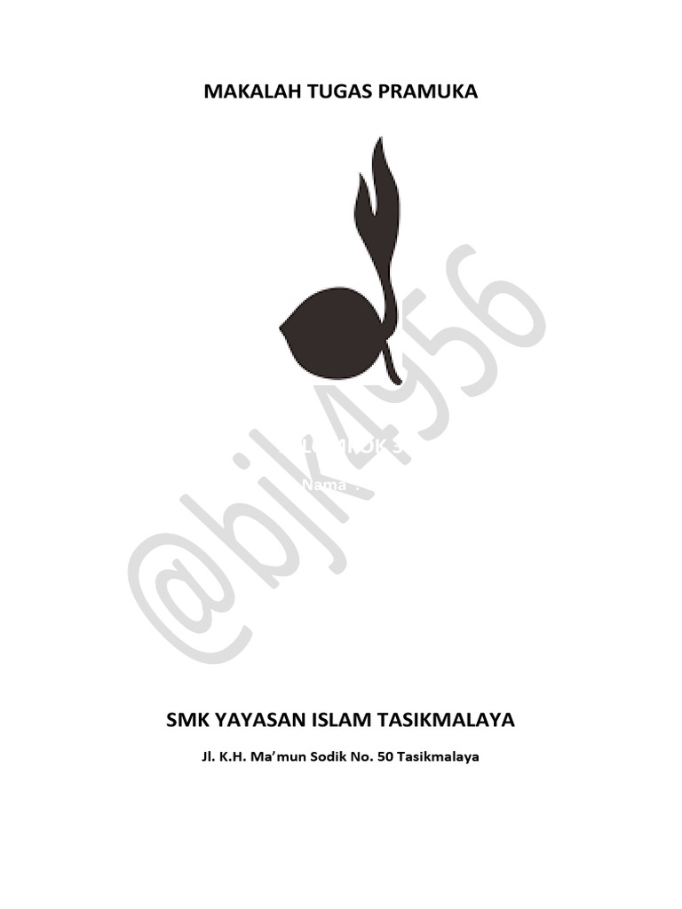 Makalah Pramuka Tali Temali