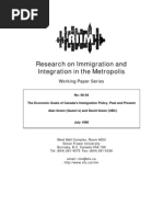 Download Economic Goals of Canadas Immigration Policy Past and Present by Ray Brooks SN30161600 doc pdf
