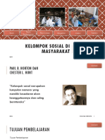 Kelompok Sosial Di Masyarakat