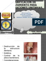 Planificacion Del Tratamiento en Restauraciones Unitarias