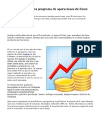 Opciones de Un Buen Programa de Operaciones de Forex