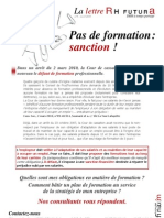 Lettre d'Information RHF Avril 2010