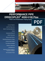 PP 501 Driscoplex 4000-4100 Water Pipe Brochure