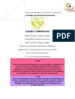 CUADRO COMPARATIVO: Aspectos Principales o Dimensiones Que Conforman La Cultura Escolar.