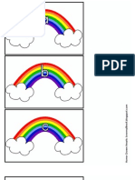 Rainbow Alphabet Cards Small